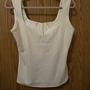 Sweetheart-neckline Top